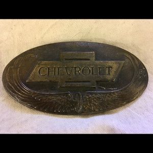 VINTAGE Chevrolet Belt Buckle